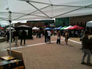 A large outdoor craft fair can cost significantly more than a small indoor holiday bazaar
