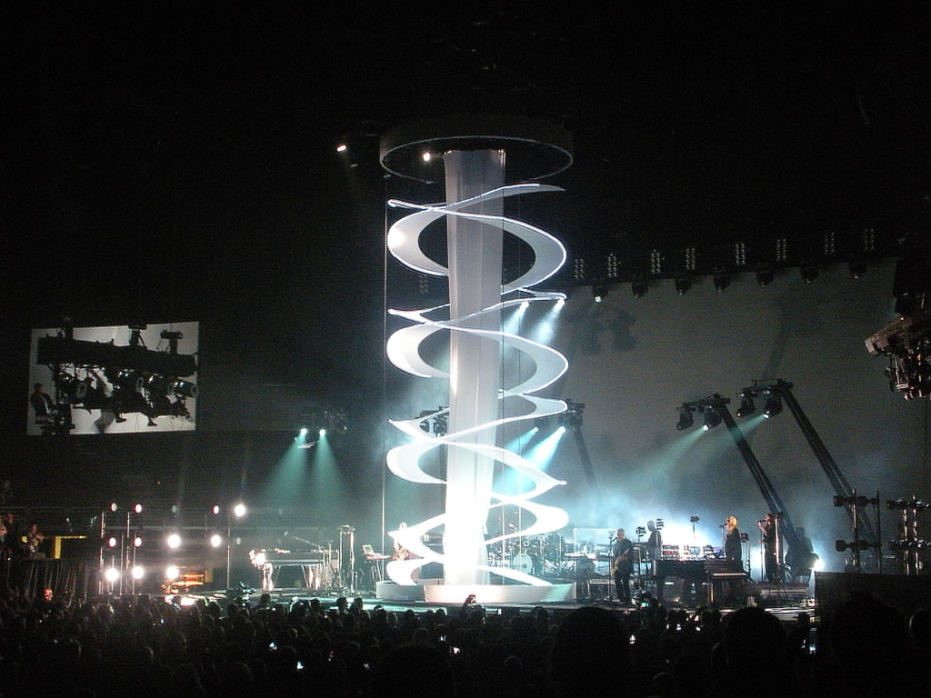 Peter Gabriel on stage in Philadelphia PA on September 21 2012.