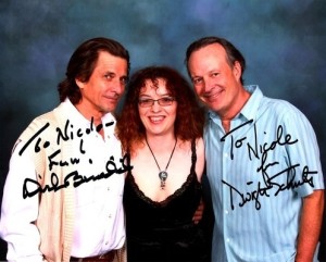 The author with Dirk Benedict and Dwight Schultz of The A-Team, at Dragon*Con.