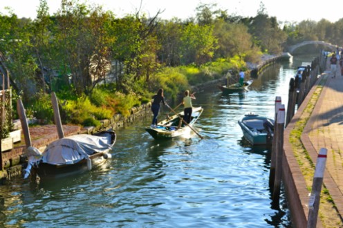 On a beautiful day it's nice to take a boat out on Torcello's canals.