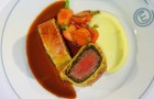 Gordon Ramsay's famous Beef Wellington, which the home cooks must recreate on this week's MasterChef.