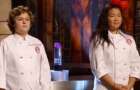 Alexander and Dara in the MasterChef Junior finale.