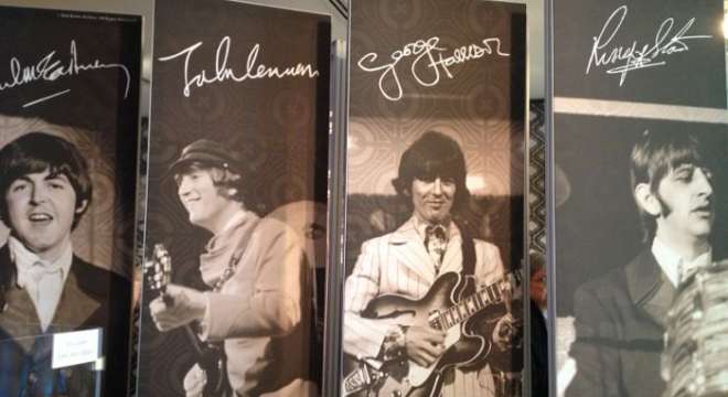 "Ladies and Gentlemen...The Beatles!" exhibit at the New York Public Library for the Performing Arts.