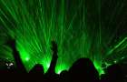 Laser light show at the Pet Shop Boys concert, April 25 in Atlantic City.