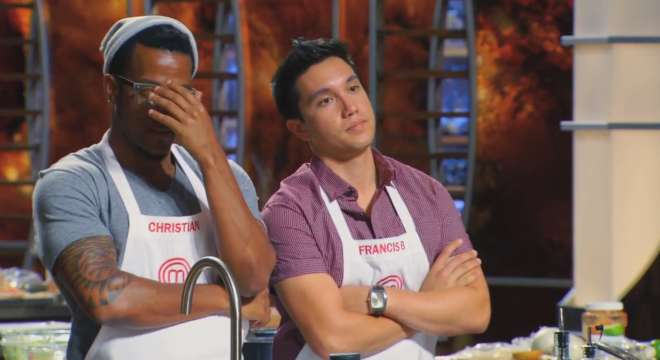 Screencap from the July 7, 2014 episode of MasterChef.