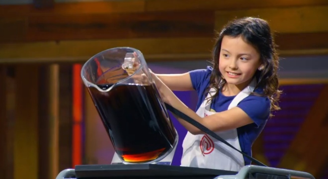 Screencap from MasterChef Junior, November 11 2014 episode.