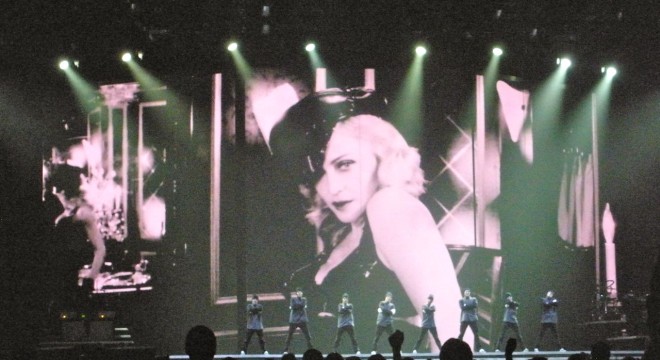 “Justify My Love” at the Madonna’s MDNA show. Photograph by sockii.