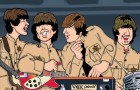 Limited Edition Art Print Beatles at Shea Stadium by Anthony Parisi.