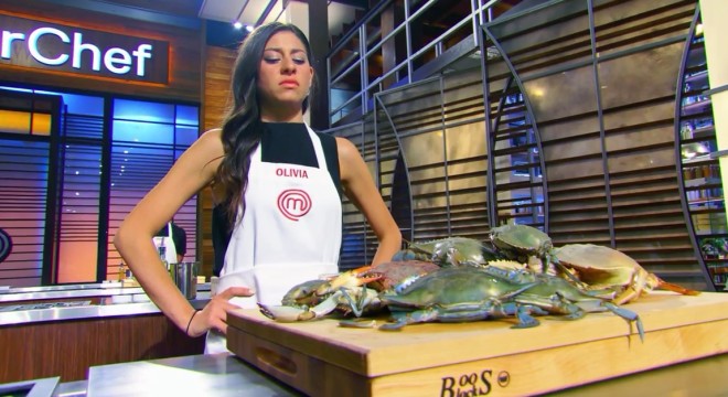 Screencapture from the MasterChef Season 6 episode "Clawing to Victory".