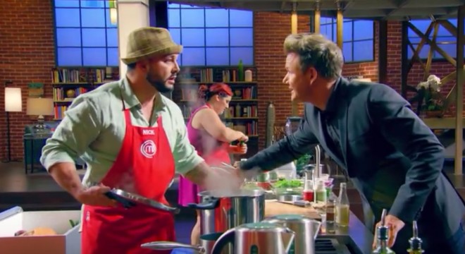 Screenshot from the September 9 2015 episode of MasterChef US.