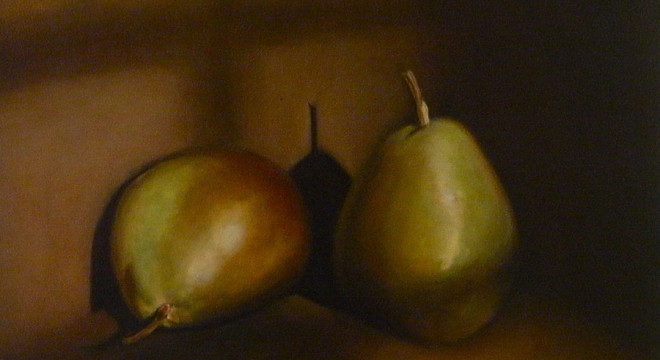 Still Life with Two Pears